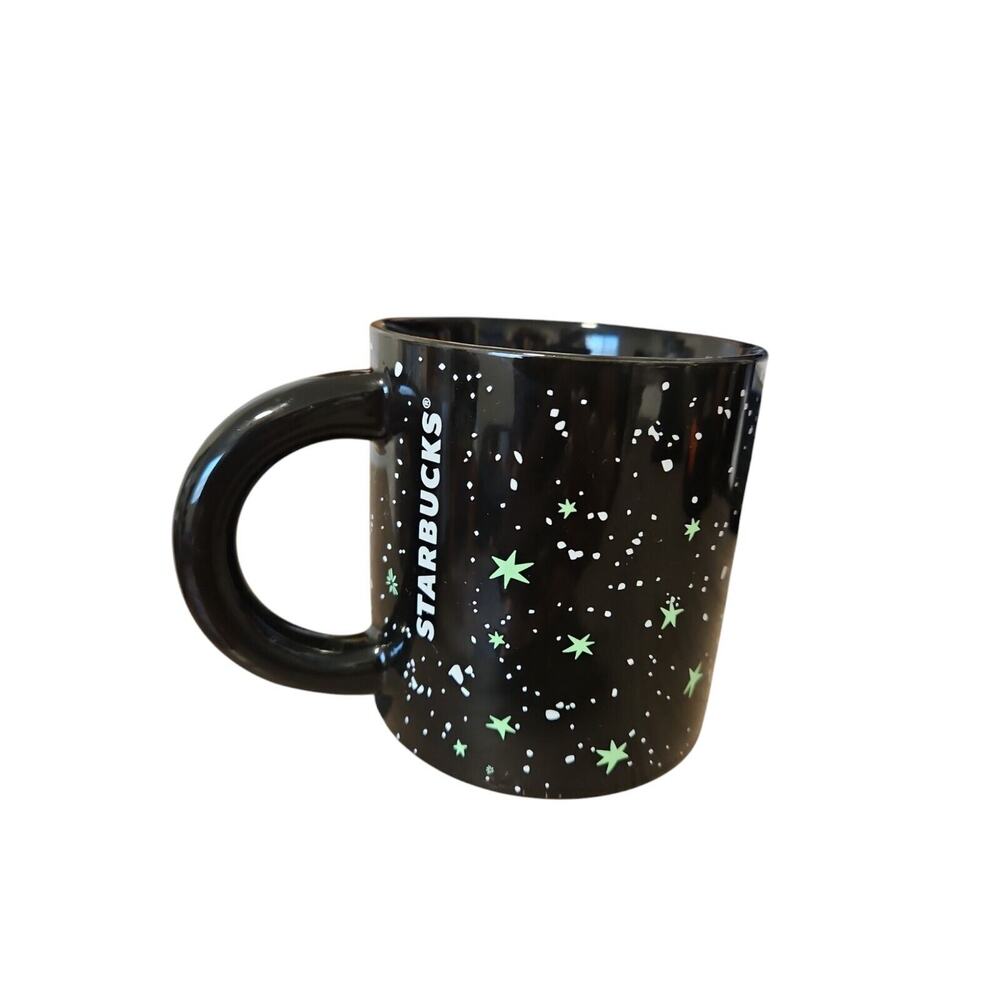 Starbucks Halloween 2022 Night Sky Glow In The Dark Stars Mug 12oz Coffee
